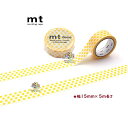 【 Kamoi mt deco 】 カモイ/ マスキングテープ mt 1p MT01D580 ドット たんぽぽ 幅15mm × 5m長さ カモ井 15mm幅 マステ DOT おしゃれ かわいい ドット柄 みずたま模様 水玉もよう 模様 パターン きいろ系 どっと タンポポ 蒲公英 色 カラー 【3cmメール便OK】