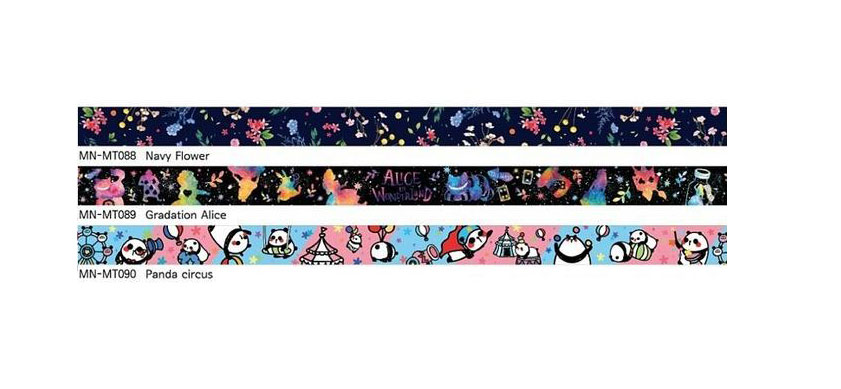 【 Manet Vol.6 】 MANET マスキングテープ 第6弾 【選択: Navy Flower ( MN-MT088...