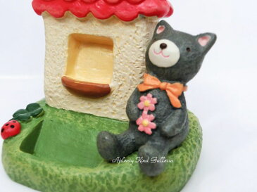 【ぽち袋プレゼント中】ノーティー エブリデイカレンダー ネコ 4006715-02 ★ねこちゃんグッズネコ猫グッズ置物飾り物/コロコロサイコロのカレンダー赤屋根のお家の形えんとつ/クリスマスプレゼントに贈り物ギフトに年始のご準備に【3cmメール便不可】