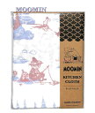 【 MOOMIN グッズ 】 ムーミン キッチンクロス NO.6095 アウトドア サイズ: 約33×70cm 北欧 スナフキン リトルミイ 台所 布巾 ふきん...