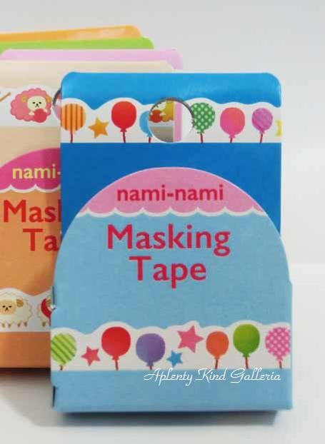 【在庫限り】 ナミナミ マスキングテープ TM00652 カラーバルーン ナミナミ マスキングテープ/ naminami 幅8mm 風船柄 ふうせん 星 Pinebook パインブック スリムテープ 細幅 テープ 細身 スケジュール帳 【3cmメール便OK】
