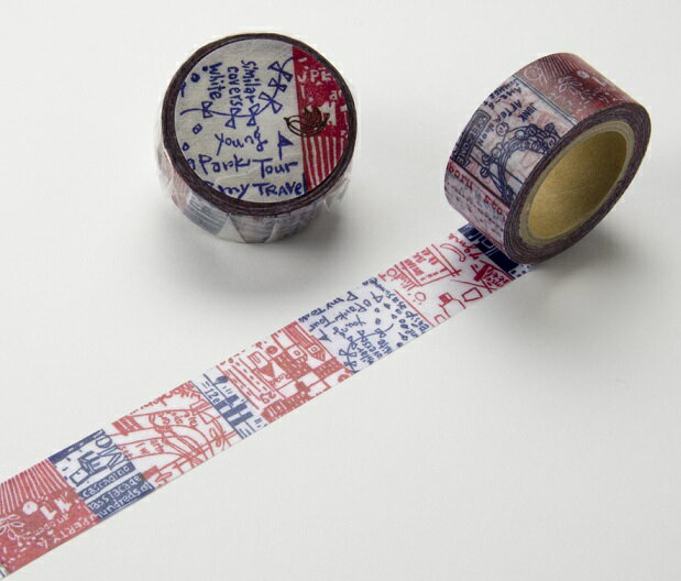 【 夏米 花園 マステ 】 マスキングテープ MTW-1312-031 方寸 LIMIT 小徑文化/ ShoKei ストレート masking tape ラウンド トップ 幅20mm 英字 スタンプ 模様 コラージュ ROUND TOP 少し ワイド 幅広 【3cmメール便OK】