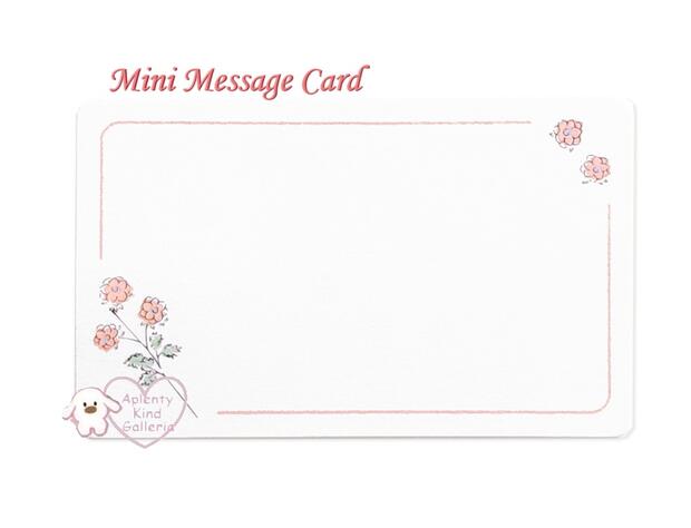 【 RYU-RYU グッズ】 名刺サイズ ミニメッセージカード IMC-05 ダリア 花ことば 「華麗」「優雅」- mini message card ミニカー...
