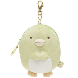 再入荷【 Sumikko グッズ】 すみっコぐらし ぬいぐるみ リール付き パスケース PB-69302 ぺんぎん? コインケース付 定期いれ リールタイプ 入学 新生活 準備 電車 バス 通勤 通学 通塾 就職 すみっこ フェルト マスコット付 乗降時 スムーズ【3cmメール便OK】