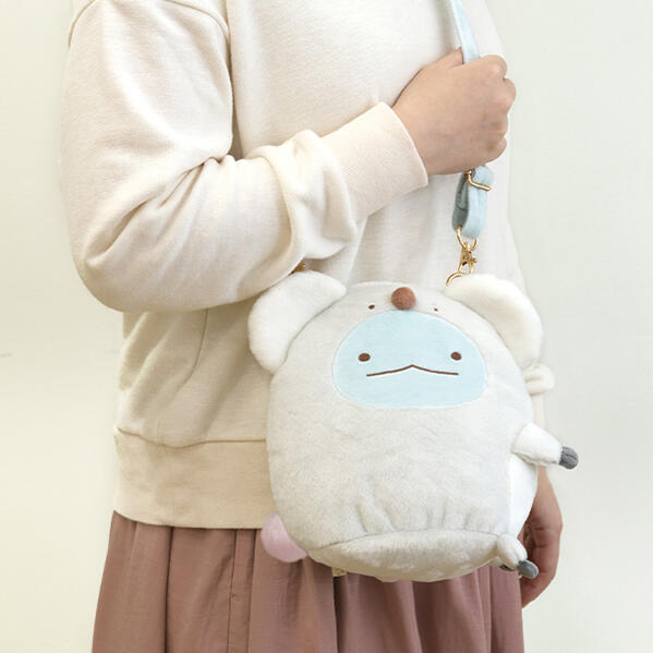 【Sumikkoグッズ】すみコレショルダーポーチ CA-11901 とかげ/コアラ型 すみっコぐらし ★すみっコアニマルパーク・ソフトボア製★すみっこぐらしのおでかけバッグすみこれバッグショルダー紐付き/おでかけすみっコグッズ/キッズ 動物園【3cmメール便不可】