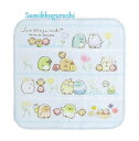 【Sumikkoグッズ】すみっコぐらし ミニタオル CM-37502 ブルー サイズ: 約25×25cm ピコレース・ アップリケ付き みんなでことりっコ すみ...