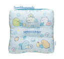 【 Sumikko グッズ 】 すみっコぐらし スクール クッション KG-09301 クローバー みずいろ 約32× 32cm ゴムひも付き お名前スペース付き 学童 勉強机 座布団 お子さま用 学校机 いす用 ざぶとん 入園 入学 すみっこグッズ 三つ葉 四つ葉 【3cmメール便不可】
