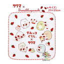 【 Sumikko × Sakuma 】 すみっコぐらし ハンドタオル CM-51202 サクマ いちごみるく コラボ サイズ: 25×25cm すみっこぐらし...