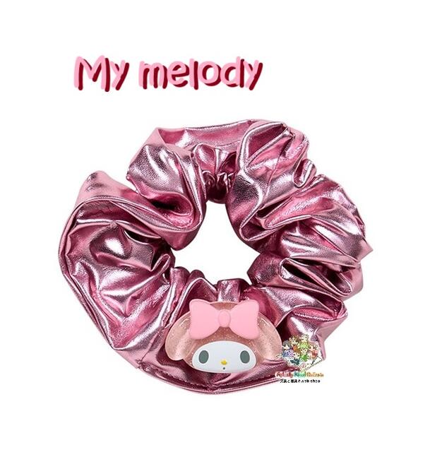 【 SANRIO グッズ 】 サンリオ メタリック シュシュ　NO.159-361 マイメロディ My melody しゅしゅ ヘ..