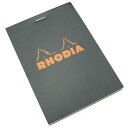 在庫限り【RHODIA】ロディア ブロックロディア メモ No.12（ブラック）cf12200-9 単品バラ ろでぃあ memo 方眼メモ …