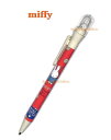 【 miffy グッズ】 ミッフィー くるりん シャープペン BS23-34 赤 風船柄 白いお花 0.5mm 芯 シャーペン マスコット 入学 新生活 準備 ...