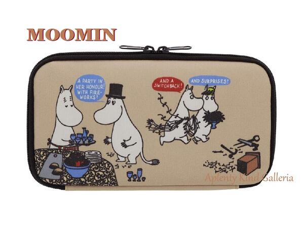 楽天Aplenty Kind Galleria【MOOMINグッズ】ムーミン パスポートケース S2218208 MU20SS BE/ベージュ系 ★ムーミンのフラットケース/修学旅行海外旅行海外渡航新生活フラットポーチ風/機内出入国時便利小物入れ/貴重品通帳保険証などまとめて収納メッシュポケット【3cmメール便OK】