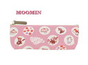 【 MOOMIN グッズ】 ムーミン ペンケース S MU 22 SU S1425447 リトルミイ ピンク系 ちびのミイ ドット柄 ペンポーチ スリムタイプ ...