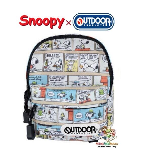 【 Snoopy グッズ 】 スヌーピー × OUTDOOR バックパック S1429388 コミック リュック型 ポーチ アウト..