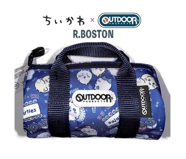 【 Chiikawa グッズ 】 ちいかわ × OUTDOOR R.BOSTON ペンケース S1429981 パーティー ロールボストン型 ペンケース アウトドア コラボ ミニバック風 丸型 ボストンバック風 ペンポーチ マルチ 筆箱 小さい カバン風 バッグ風 ※1個限【3cmメール便不可】