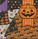 【 HALLOWEEN グッズ 】 ハロウィン ちよがみ R 414459-300 15cm角 3柄 (30枚入り) 両面 チヨガミ Halloween chiyogami 折り紙 楽しい ハロウインキャンディ型 トレイ 折り方付き おばけ かぼちゃ オーランタン こうもり チラシ 【3cmメール便OK】