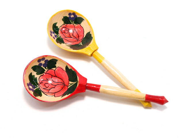 セミョーノフ産 マトリョーシカ 「ロシヤーノチカ　フェイススプーン」 [ロシア製]