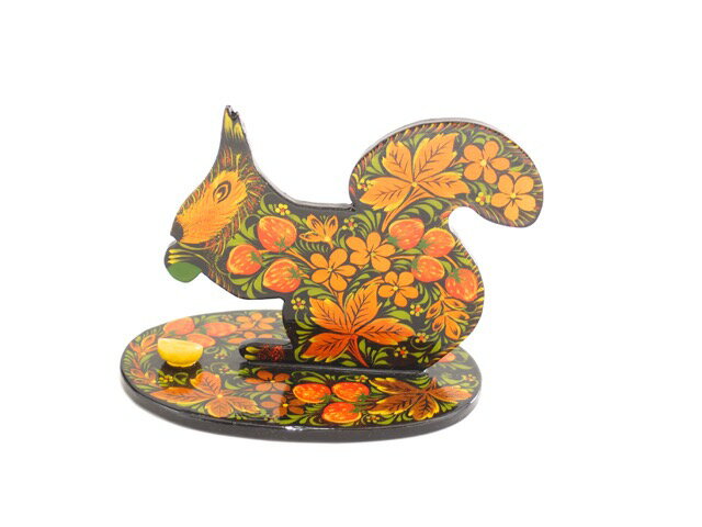 ホフロマ塗り リス ホフロマいちご [ロシア製]