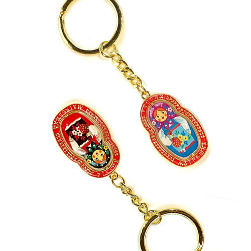 マトリョーシカ・廻るキーホルダー (アソート)【送料無料】