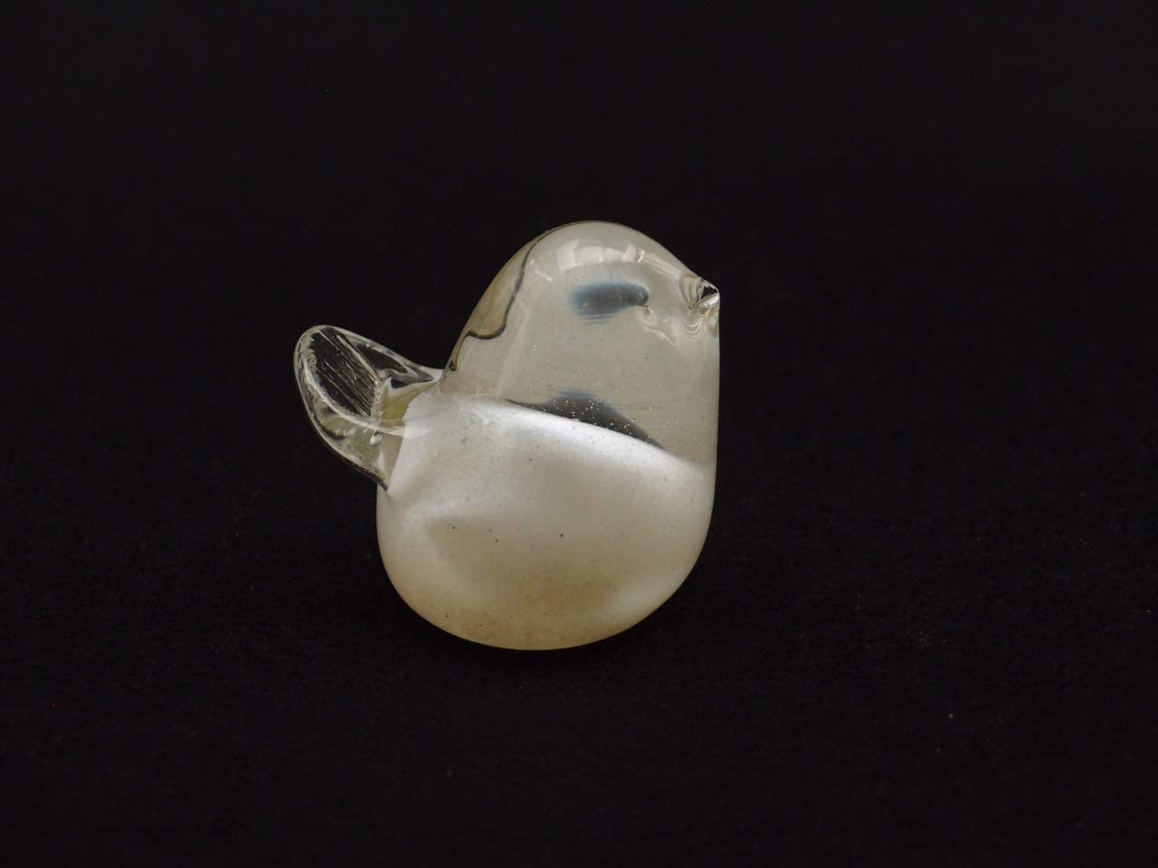 其它 - ガラス オブジェ 小鳥 [ロシア製] (White)