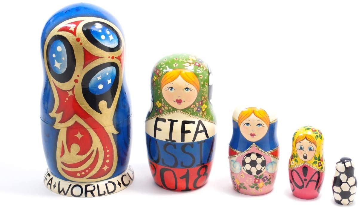 【商品入れ替えのためSALE】2018 ワールドカップ（W杯）ロシア大会 マトリョーシカ...