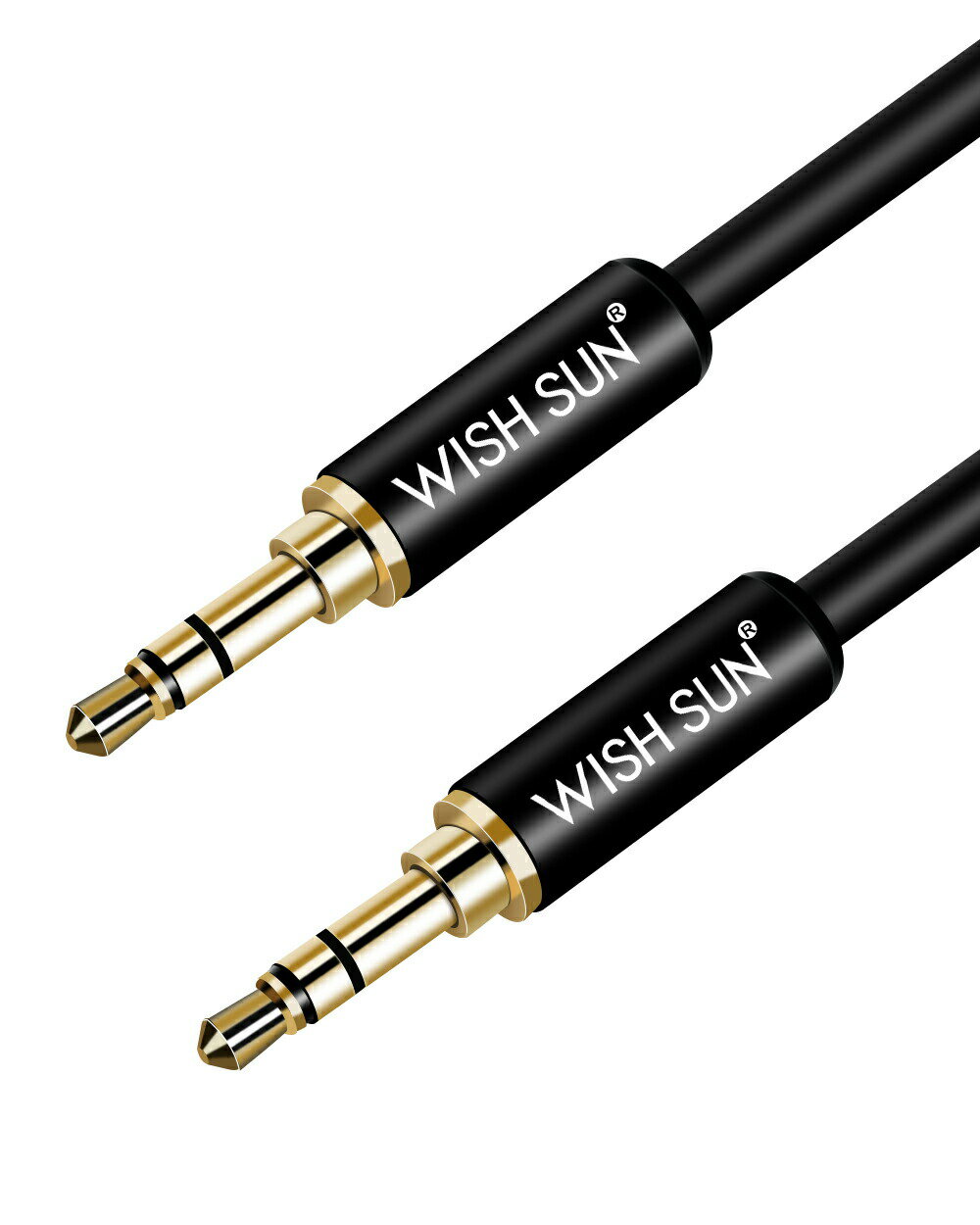 【最大150円割引】3.5mm オーディオケーブル 長さ1.5m ステレオミニプラグ AUX接続 高音質再生 ブラック iPhone／iPad／PSP／ホームス..