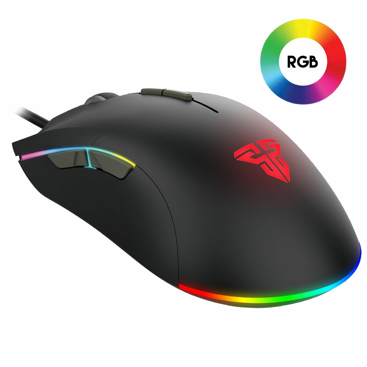 【BF最終6時間セール 10%OFF】ゲーミングマウス 【高精度!感度アップ!】LED光学式usb有線 10000DPI 7ボタン7段調節可能DPI 左右対称 ...