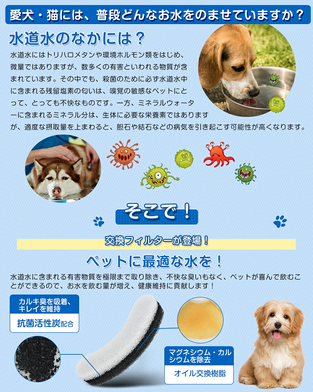 【SS限定★最大300円OFF】ペット用給水器...の紹介画像2