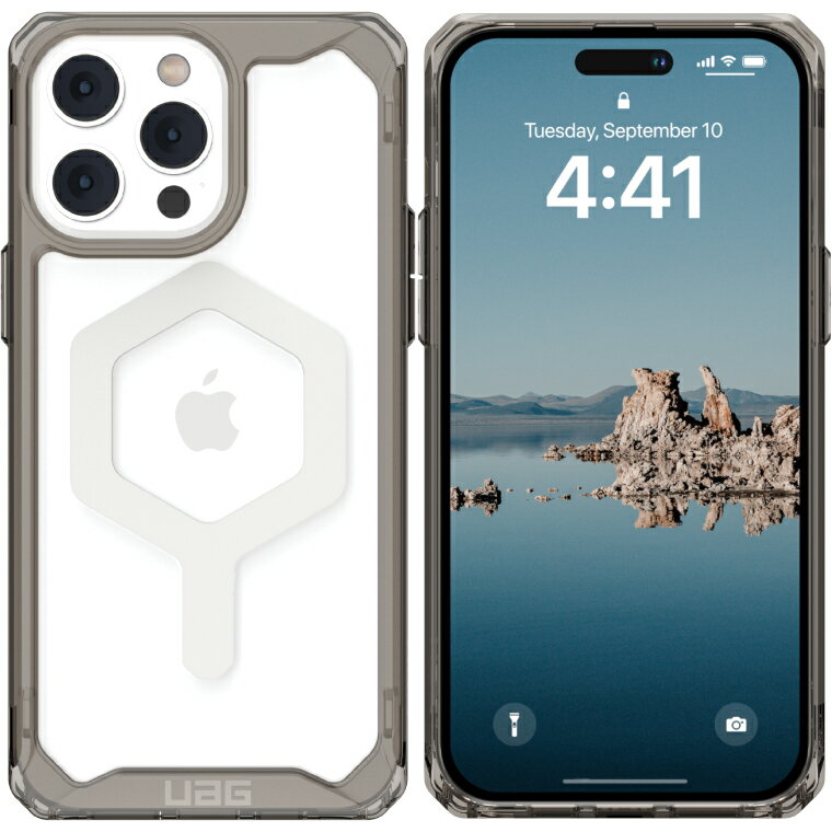  UAG-IPH22LB-YMS-AS UAG iPhone14 Pro Max 用 Magsafe 対応 PLYO ケース コンポジットケース アッシュ 国内正規代理店品 Apple アップル iPhone URBAN ARMOR GEAR アーバンアーマーギア 耐衝撃 頑丈 ハードケース ブランド ワイヤレス充電