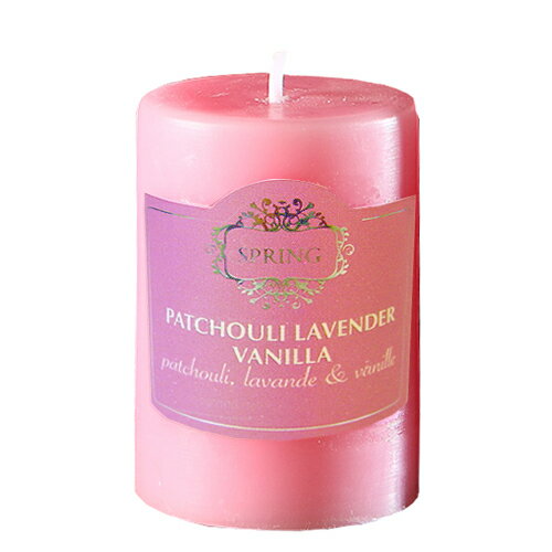 SPRING キャンドル mini パチョリラベンダーバニラ Patchouli-Lavender-Vanilla
