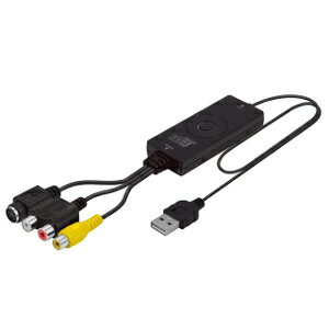 プリンストン PCA-DAV4 S映像 コンポジット用 S端子＆3色RCA端子 to USBアナログキャプチャーケーブル デジ造映像Live版