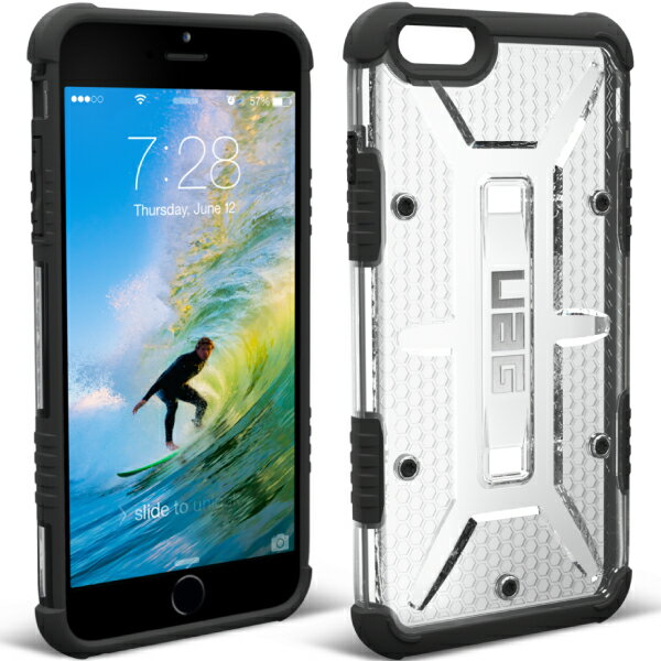 【アウトレット】 UAG-IPH6SPLS-ICE iPhone6s plus / iPhone6 plus 用 コンポジットケース クリア 国内正規代理店品 Apple アップル URBAN ARMOR GEAR アーバンアーマーギア