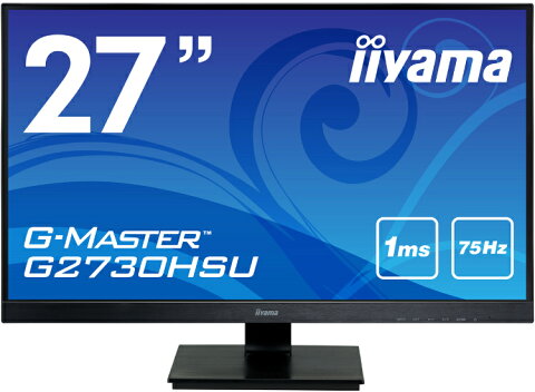 【送料無料】【新品】 iiyama 27インチ フルHD ゲーミング液晶モニター 75HZリフレッシュレート 応答速度1ms ワイド 液晶ディスプレイ ノングレア(非光沢) AMD FreeSync HDMI DisplayPort D-Sub 27型 マーベルブラック G-MASTER G2730HSU-B1