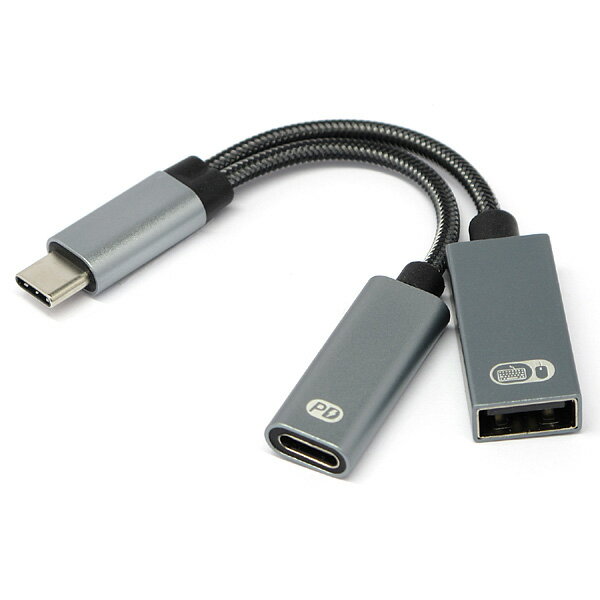 ڿʡۡڥ᡼زġ 롼ȥ RUA-OTGTPU1 USB PD б Type-C  OTG ץ ֥ USB-C On The Go USB Power Delivery 3.0 60W ʬ  Type-A ᥹ C A ͥ 20V 3A USB2.0 ޡȥե ޥ