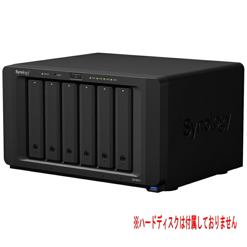 Synology 4コアRyzen CPU搭載 6ベイ NASキット DS1621+ NAS