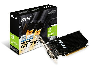 msi ビデオカード GEFORCE GT 710 2GD3H LP [NVIDIA GeForce GT 710 / 2GB]