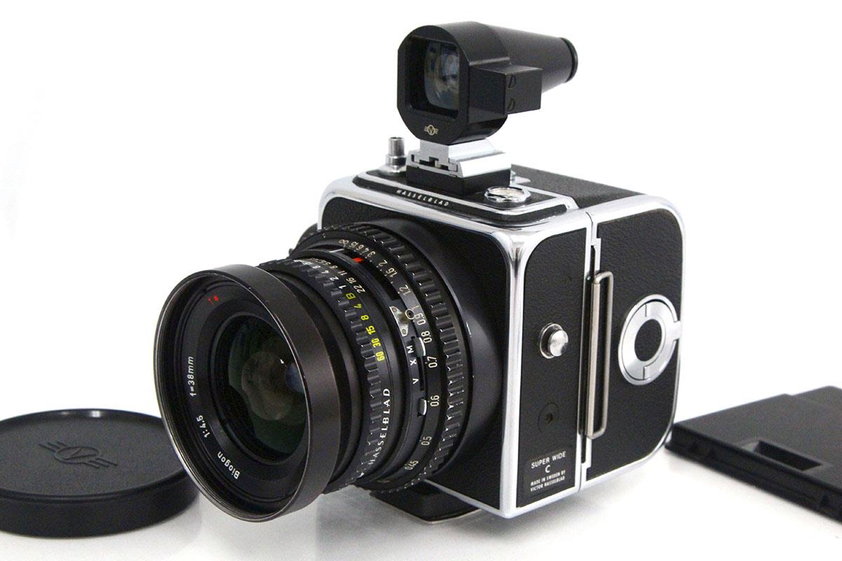 【中古】【並品】ハッセルブラッド Super Wide C ファインダー フィルムマガジン付 γA4193-2J3