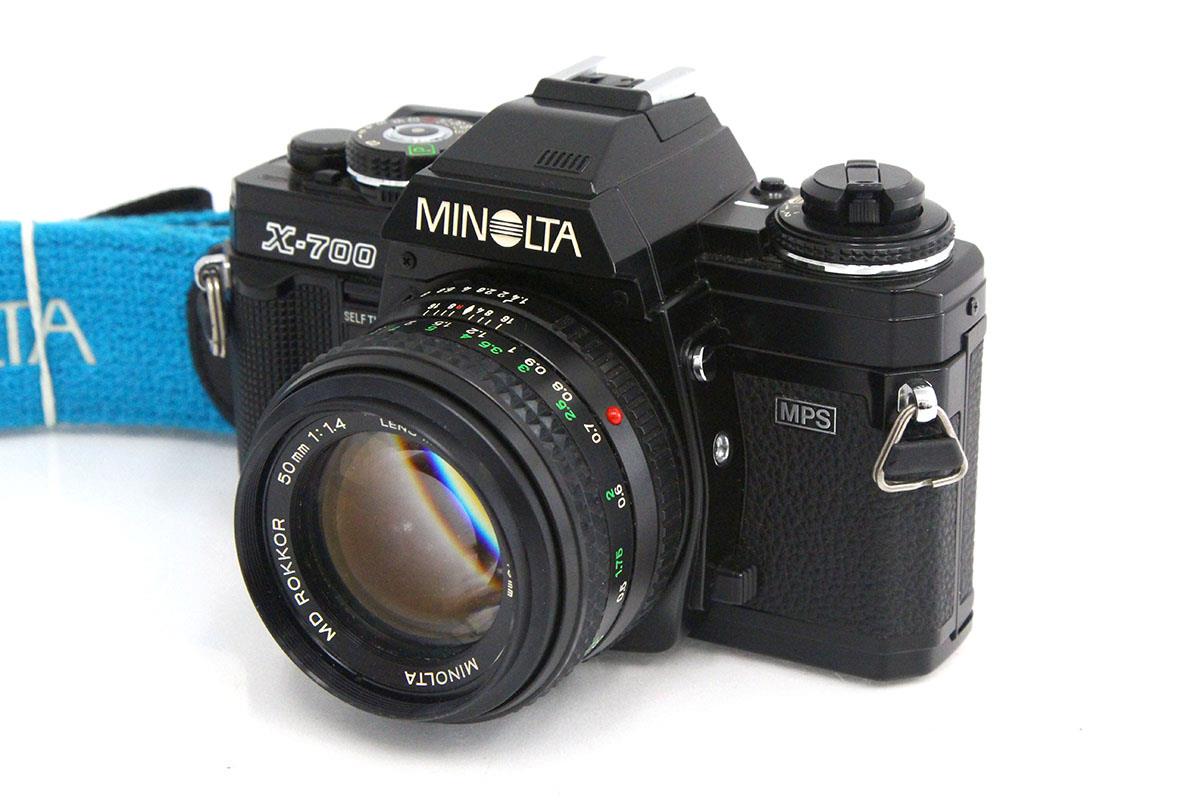 【中古】【並品】ミノルタ X-700 ボディ ブラック 旧型 日本製 MD ROKKOR 50mm F1.4 γA4590-3U2A