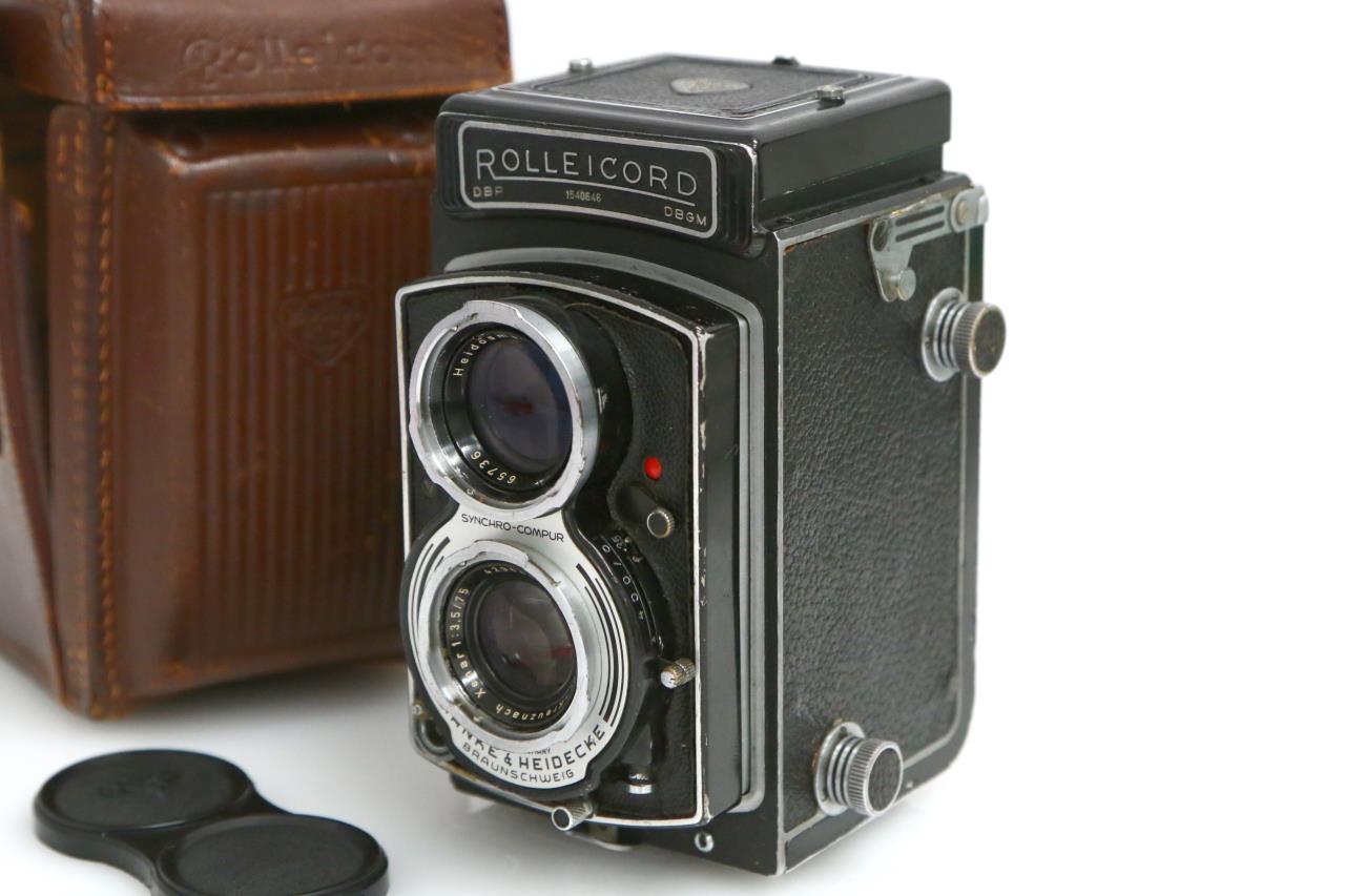 【中古】【訳有品】ローライ ROLLEICORD V Xenar 75mm F3.5 γN758-3U3B-ψ