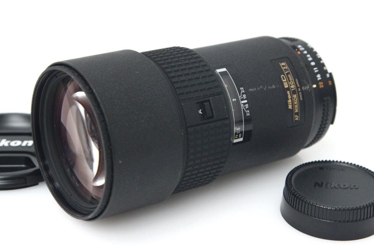 【中古】【訳有品】ニコン Ai AF Nikkor 180mm f/2.8D IF-ED CA01-H4046-3W1A-ψ Fマウント フルサイズ 単焦点 望遠 レンズ ニッコール