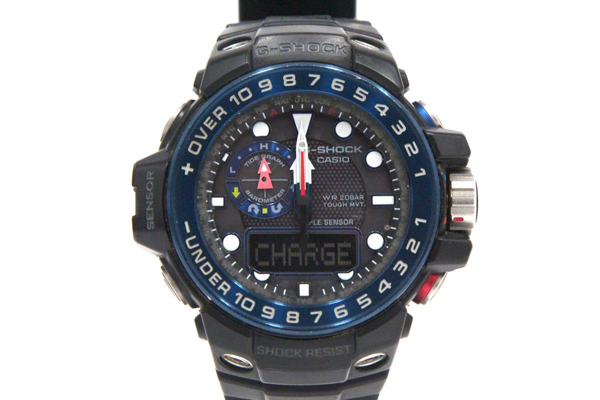 【中古】【並品】カシオ GWN-1000B-1BJF G-SHOCK ガルフマスター メンズ タフソーラー電波腕時計 χA7080-2J2