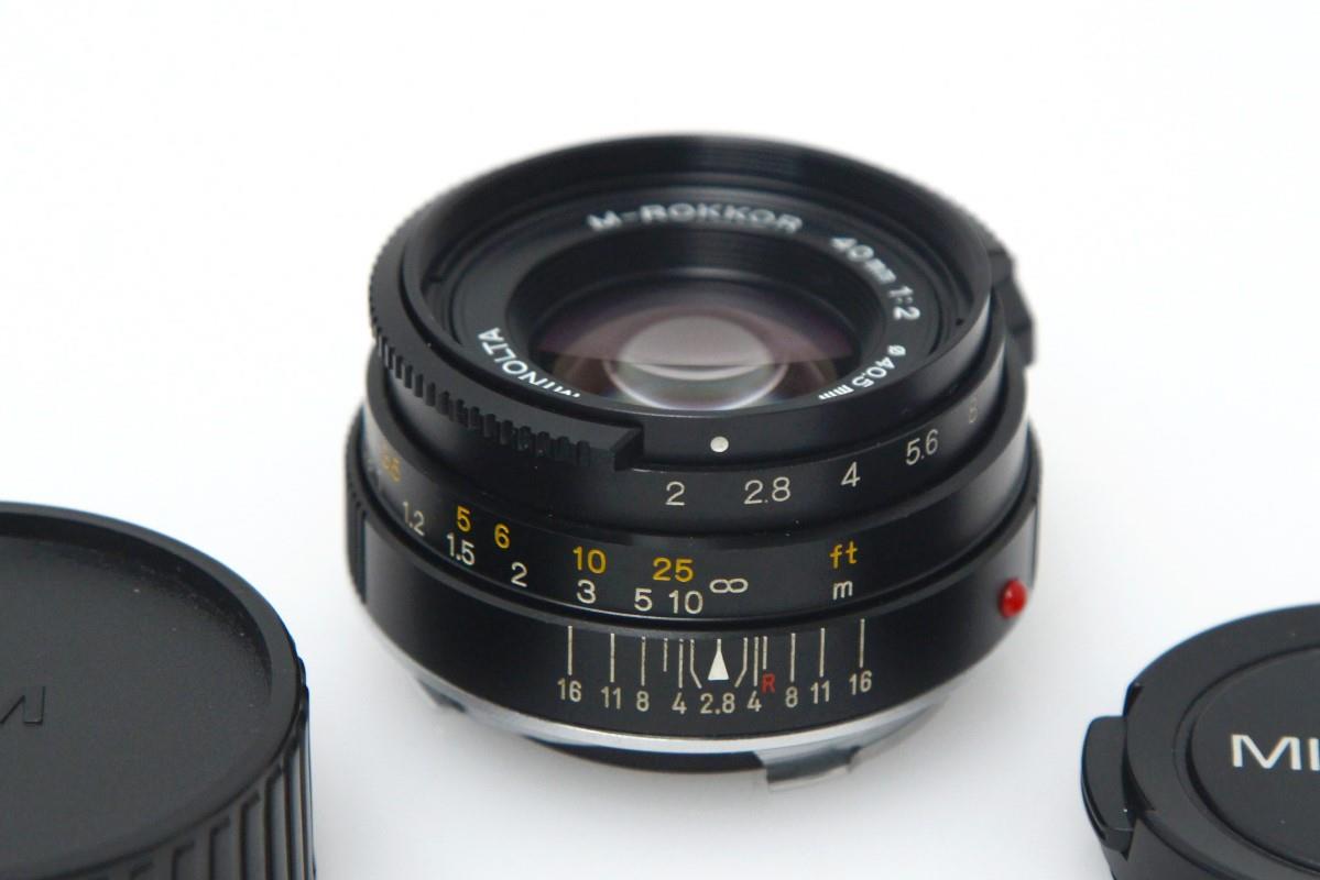 【中古】【訳有品】ミノルタ M-ROKKOR 40mm F2 CLE用 γT783-2R1B-ψ