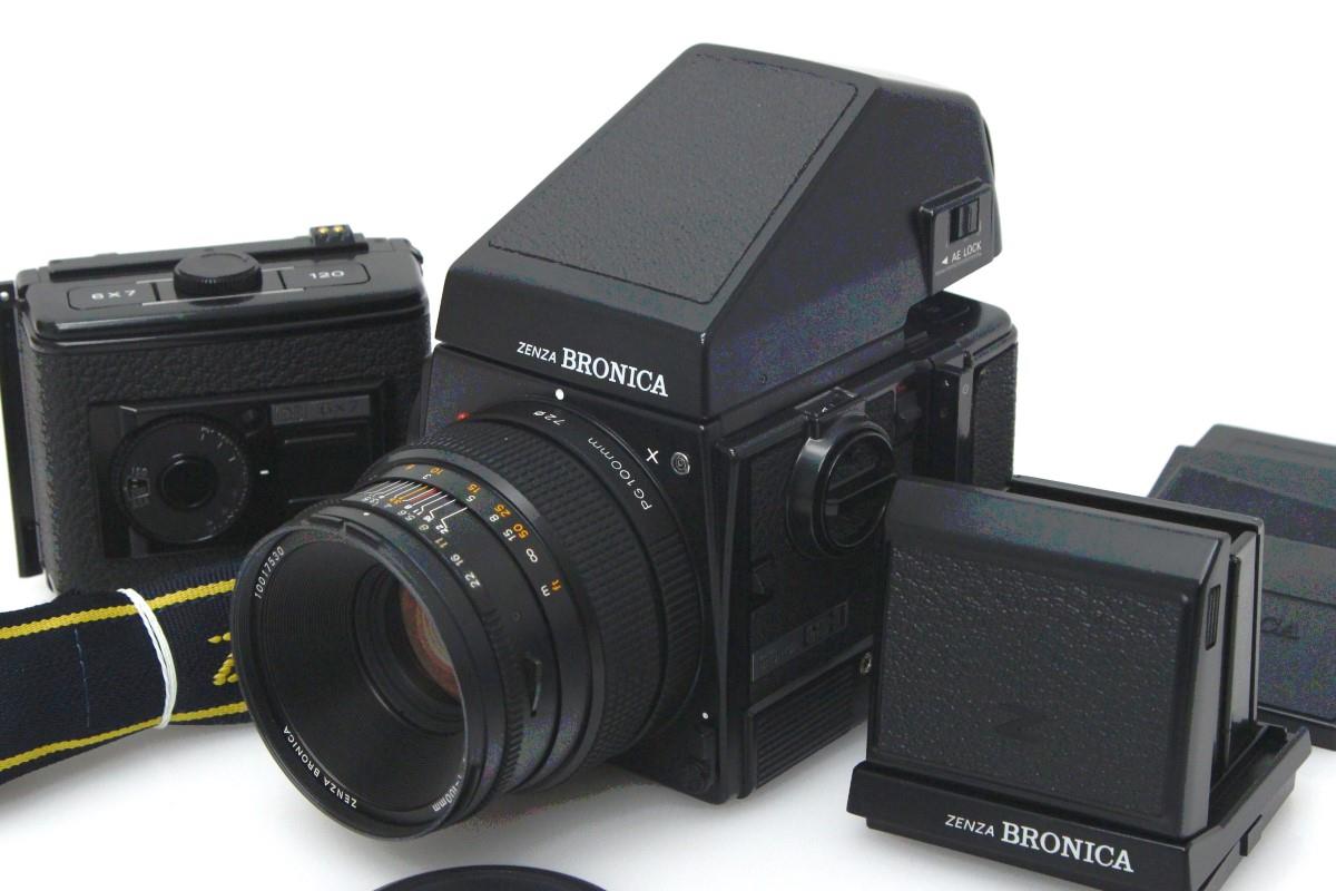 【中古】【訳有品】ブロニカ GS-1+PG 100mm F3.5（プリズムファインダー付き） γT753-3T1-ψ