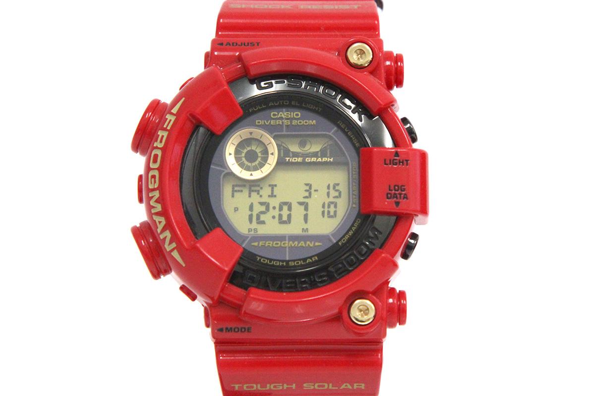 【中古】【未使用品】カシオ GF-8230A-4JR G-SHOCK フロッグマン ライジングレッド タフソーラー電波腕時計 χA7164-2G6