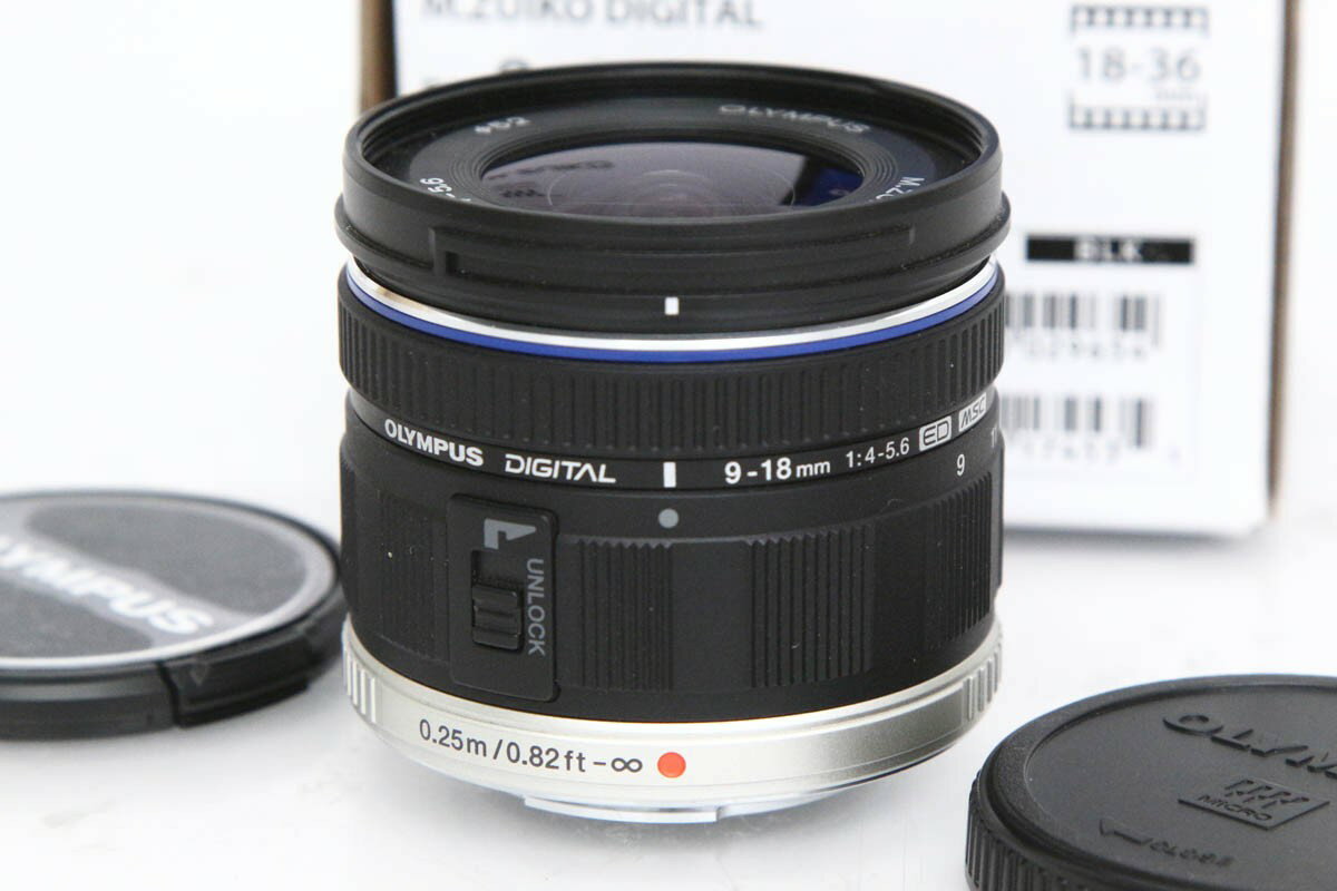 【中古】【美品】オリンパス M.ZUIKO DIGITAL ED 9-18mm F4.0-5.6 CA01-R2590-2A3 OLYMPUS マイクロフ..