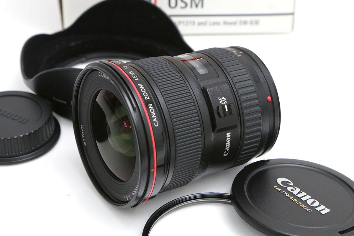 【中古】【良品】キヤノン EF17-40mm F4L USM CA01-B2696-2Q4 CANON キヤノン EFマウント 広角ズーム AF/MF フルサイズ