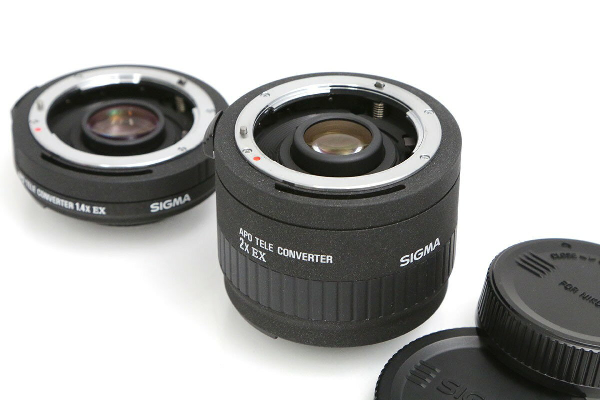 【中古】【良品】シグマ APO TELE CONVERTER 2.0＆1.4 x EXセット テレコンバーター ニコン用 CA01-B28..
