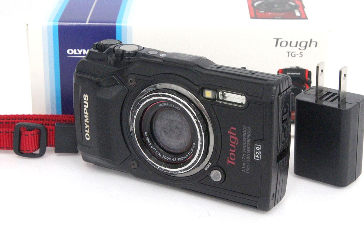 【中古】【訳有品】オリンパス オリンパス Tough TG-5 ブラック CA01-A9527-2Q3-ψ OLYMPUS 防水 防じん 耐衝撃 耐荷重 耐低温 耐結露