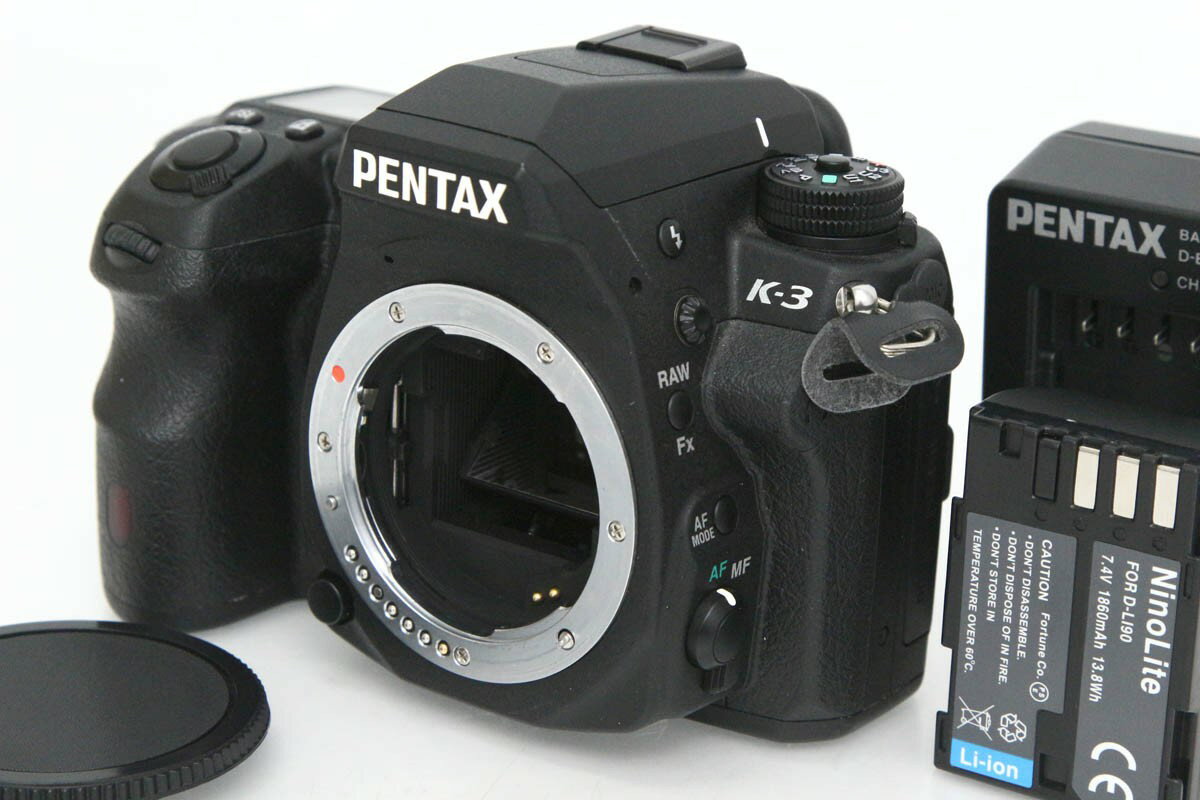 【中古】【良品】ペンタックス PENTAX K-3 ボディ(センサー清掃済) CA01-R2048-2P1A ペンタックス Kマウント PENTAX 一眼レフ APS-C 手ブレ補正