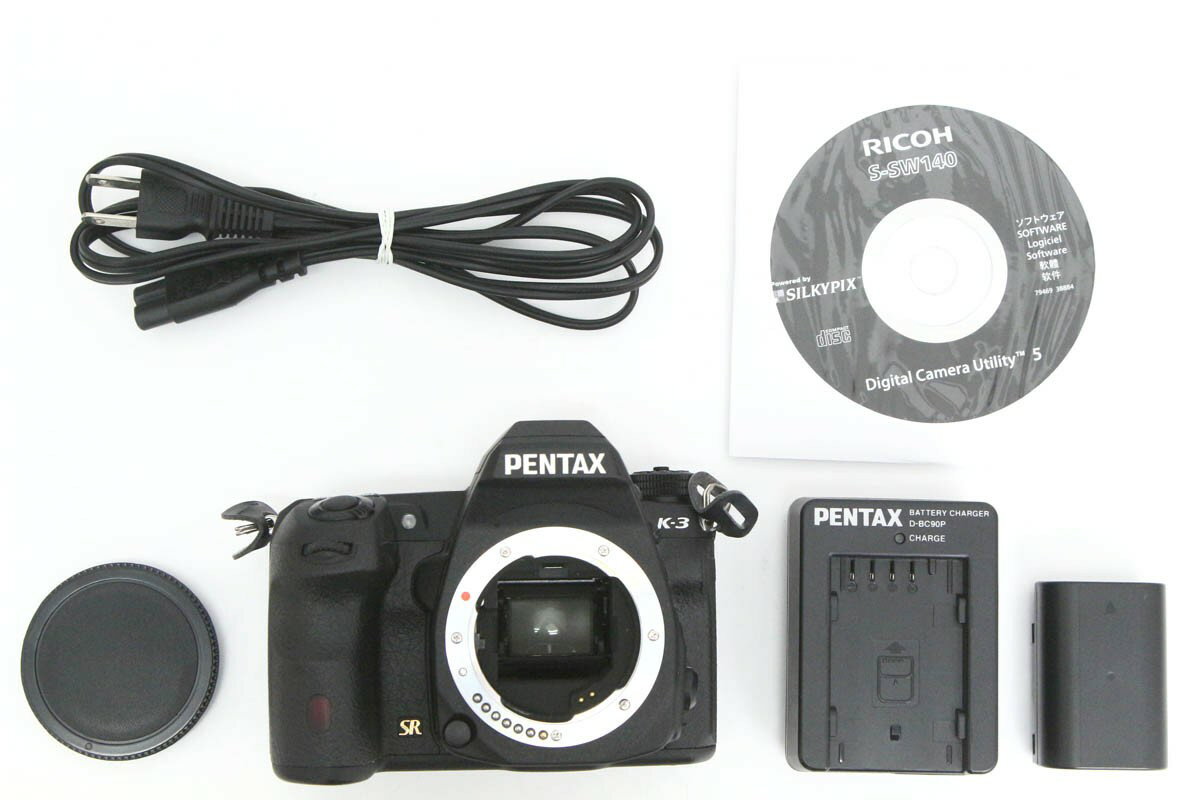 【中古】【良品】ペンタックス PENTAX K-3 ボディ（センサー清掃済） CA01-R2048-2P1A ペンタックス Kマウント PENTAX 一眼レフ APS-C 手ブレ補正